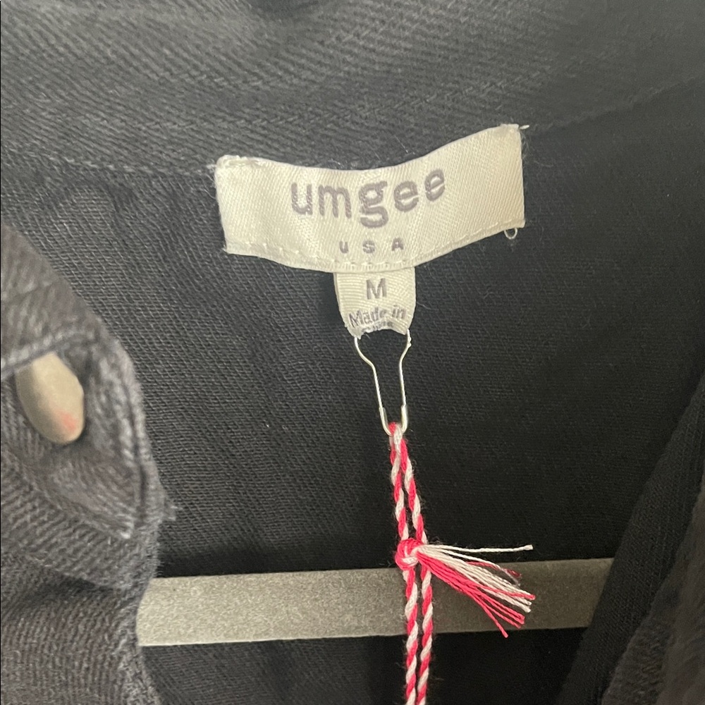 Umgee Black and Camouflage Jean Jacket - Picture 5 of 6